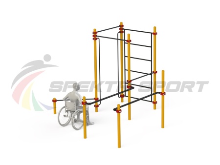 Купить Спортивный комплекс для инвалидов-колясочников WRK-D18_76mm в Ряжске 