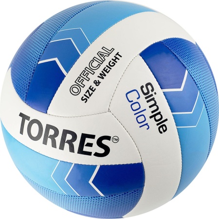 Купить Мяч волейбольный Torres Simple Color любительский р.5 в Ряжске 